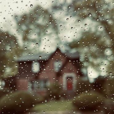 rain on a house
